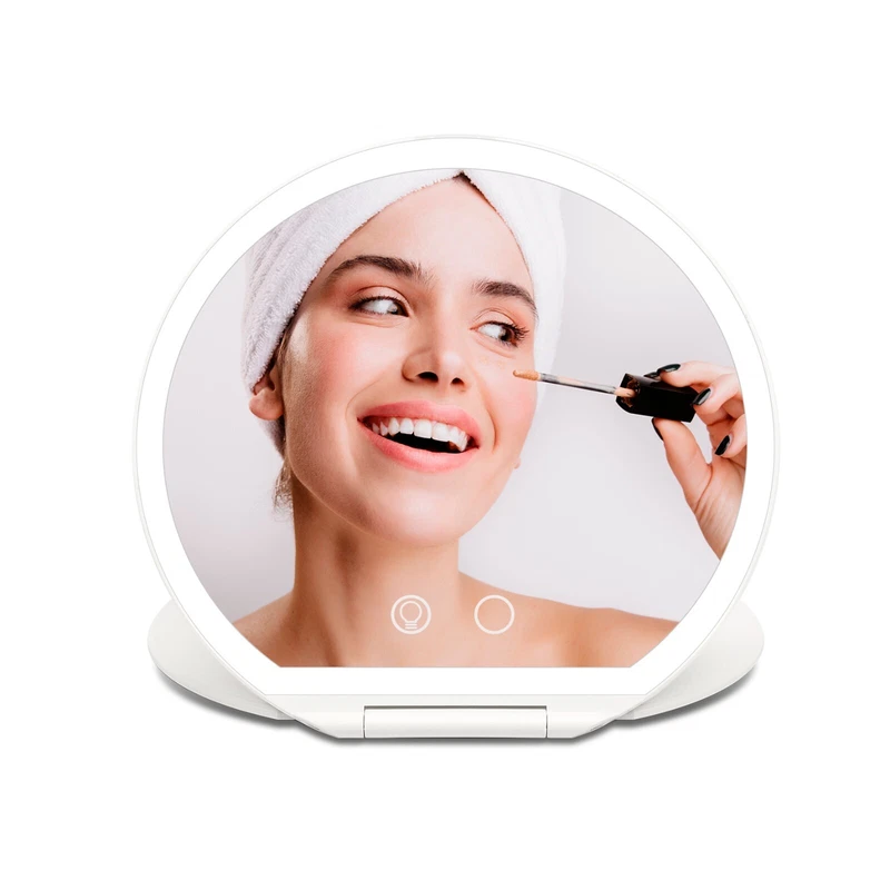 Specchio Bellezza per Trucco GIRMI Stupenda Make-Up Portatile con Luci LED, fotografia 6 di 11
