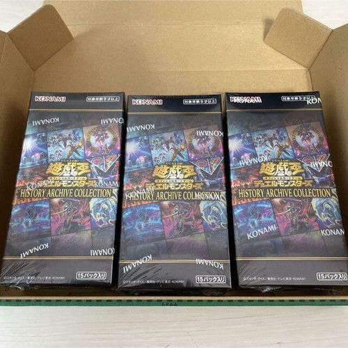 x3 Set Yu-Gi-Oh ARCHIVIO STORIA COLLEZIONE booster BOX giapponese sigillato yugioh - Foto 1 di 3