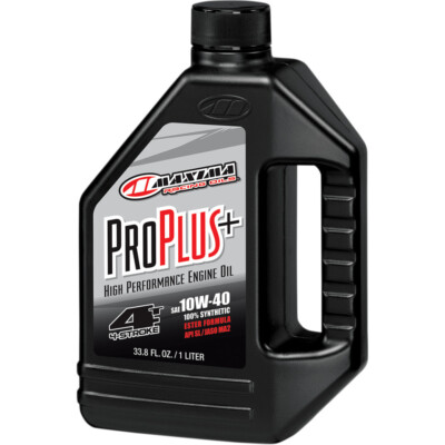Maxima Racing Oil Pro Plus+ 4T Synthetic 4-Stroke Motor Oil | 10W-40 | 1 Liter