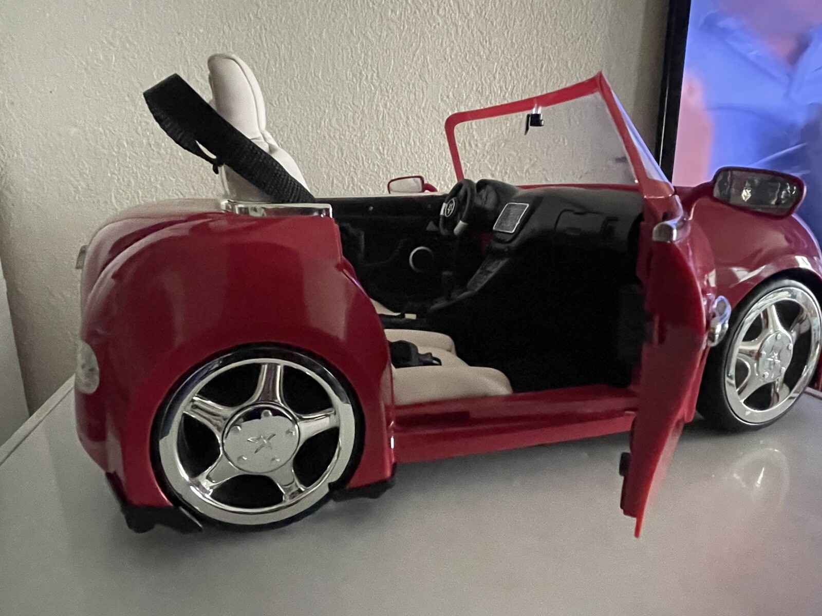 American Girl Doll Red Rc Sports Car Discontinued (Read Description
