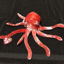 Ty Wiggly The Octopus 🐙 Beanie Baby Bargain Basement Pricing Fun For Everyone 