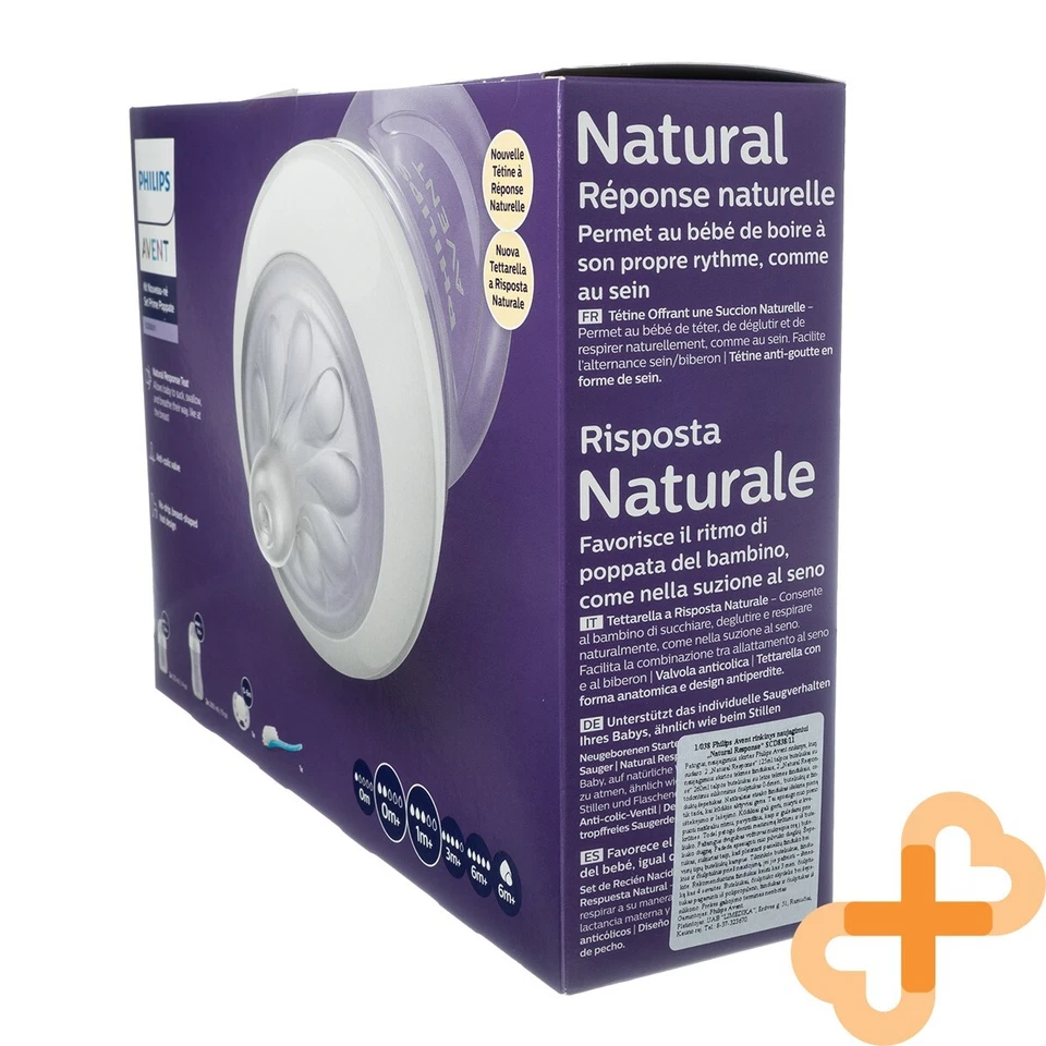 Philips AVENT Natur Response Fütterung Baby Flasche Set für Neugeborenes SCD838/ - Bild 4 von 4