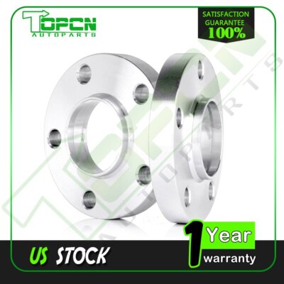 SilverLine Spurverbreiterung 20mm Set 5x112 66,6mm - 10mm Scheiben Pro Rad Mit Schrauben - TÜV Gutachten