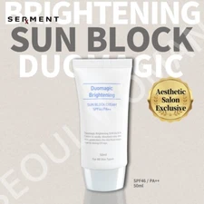 SERMENT Duomagic Brightening Sun Block Cream 50ml Aesthetic Salon, K-Beauty