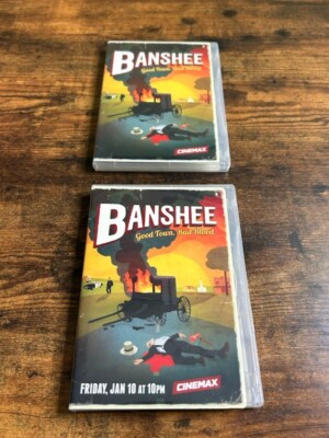 BANSHEE 2 DVD REVIEW SCREENER COMPLETE Season 2 HBO CINEMAX RARE CRIME DRAMA