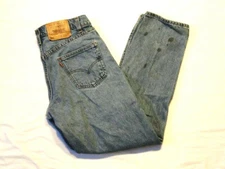 Men's Levi 550 Jeans 32x32 [real 31x31] Made in USA Denim distressed Relaxed Fit