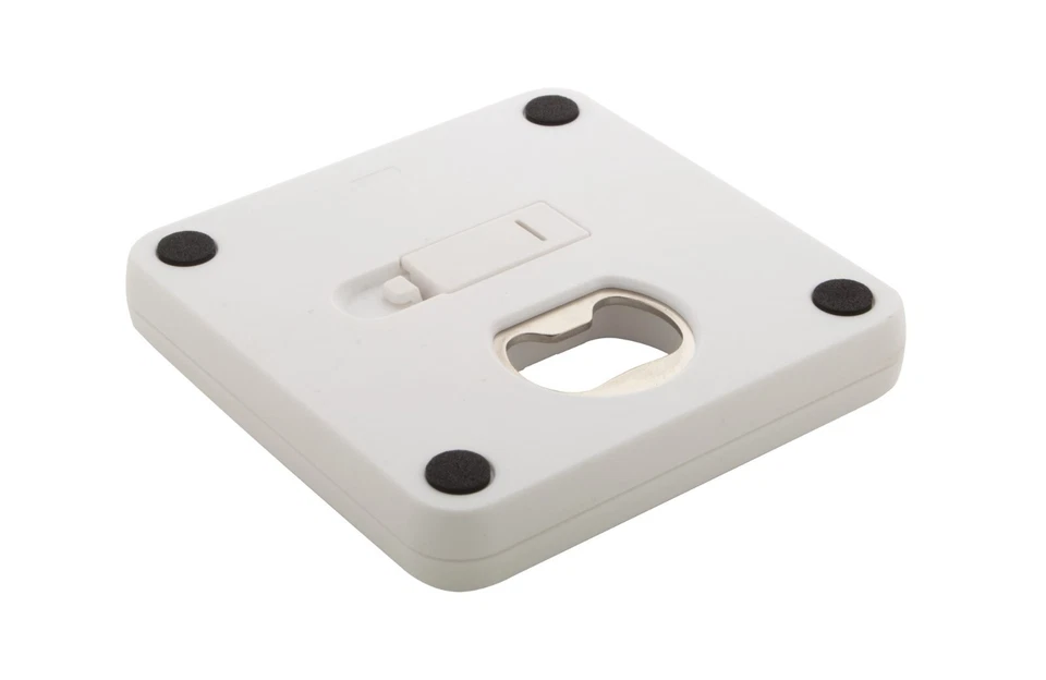 Personalised bottle opener coaster with led text illuminated text light text - Image 3 of 4