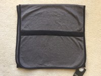 Dillard's Women's Scarf Soft Jersey Material Gray Black Trim Dillard's Women's Scarf Soft Jersey Material Gray Black Trim