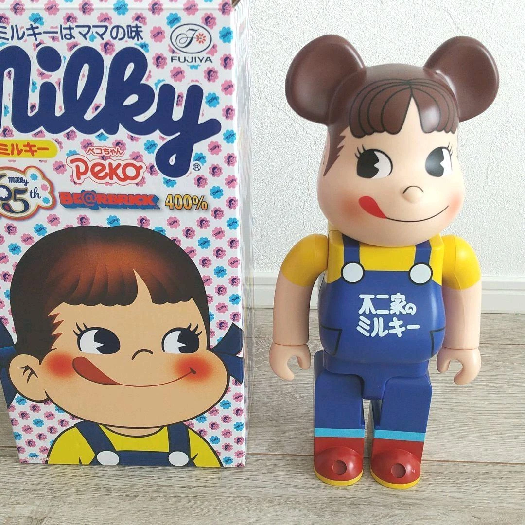 BE@RBRICK Peko-chan milky 65th 400% Bearbrick Medicom Toy | eBay