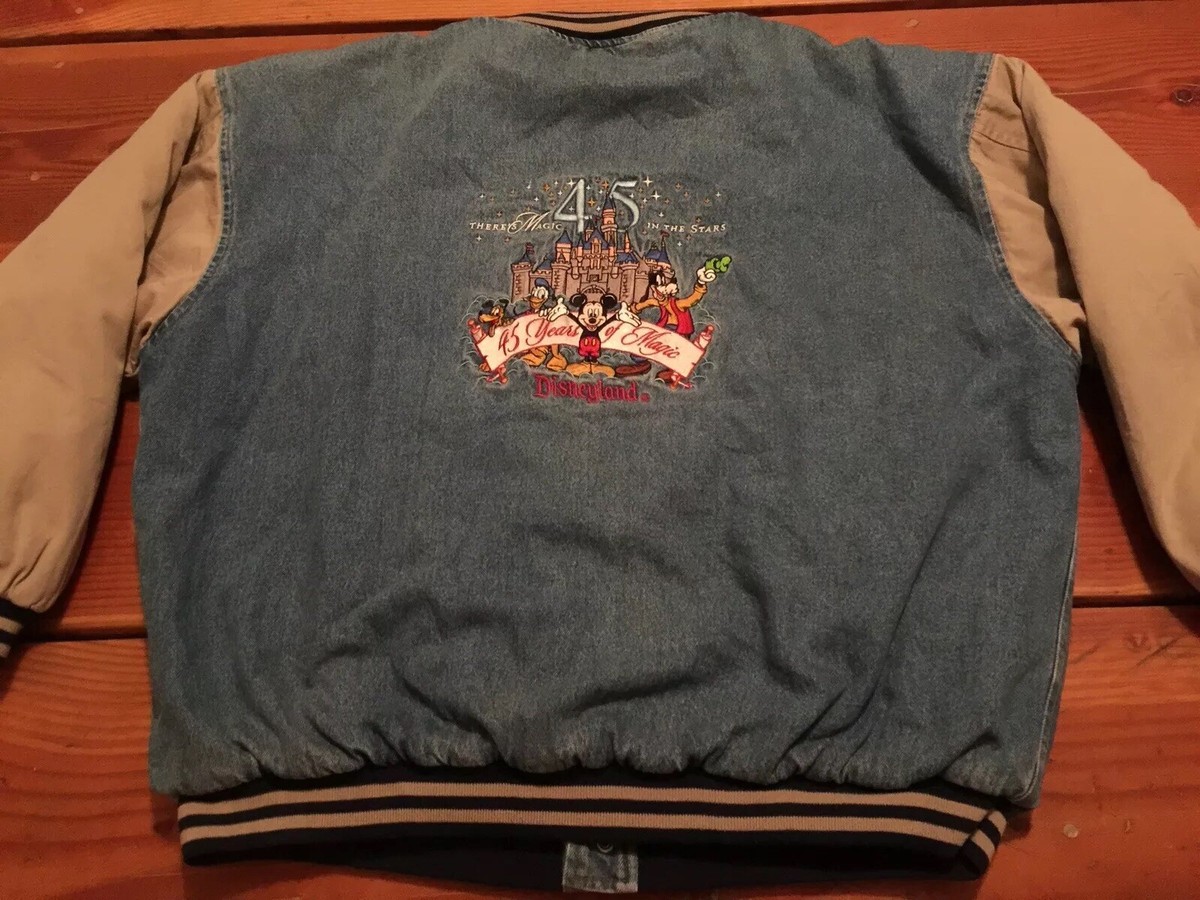 VNTG🔥 Sz XXL 2XL - Disneyland Mickey & Friends Denim Jacket