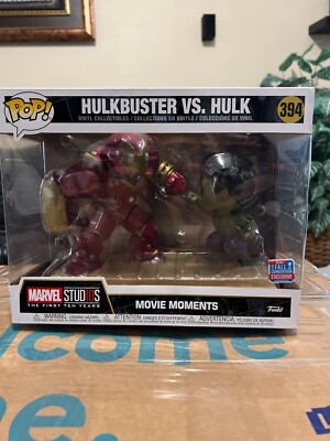 Funko Pop! Marvel: Hulkbuster vs. Hulk Movie Moments Figures