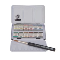 Schmincke Horadam Aquarell Malkasten Kompaktkasten 12 X 1/2 NäPfchen 74 012 097