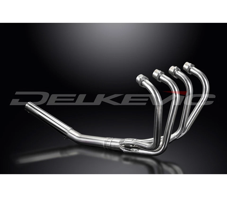 Escape Delkevic 4into1 acero inoxidable - Silenciador recto - Honda CB900C/1000C Foto 3 de 4