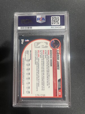 2007 Bowman Chrome Lebron James Refractor /299 PSA 10 | eBay