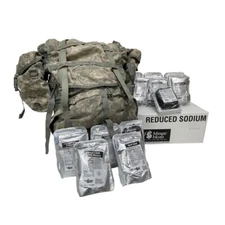 Rucksack w/Frame MOLLE II ACU Digital - 1 CASE  5 Minute Meals
