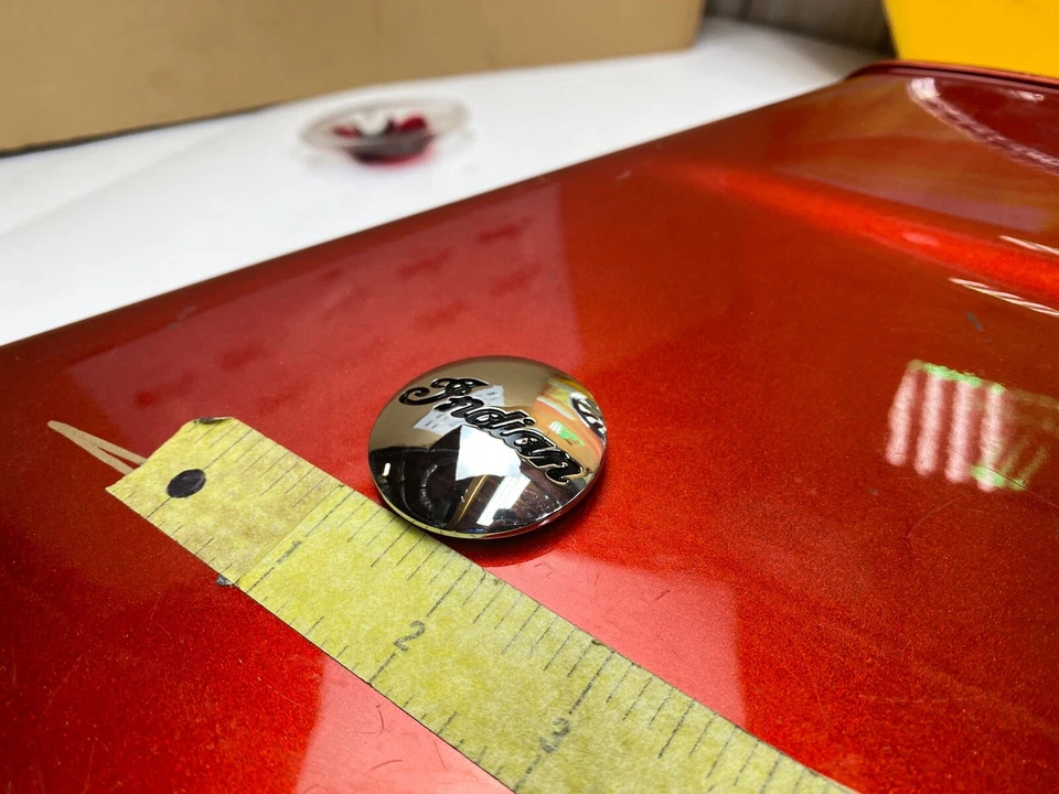 Asiento Indian Concho genuino🔥OEM, barra Sissy, emblema de alforja🔥 Foto 3 de 4