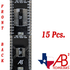 Soic24 Tssop24 Black Pcb Adapter Boards For Smd To Dip Panel Of 15