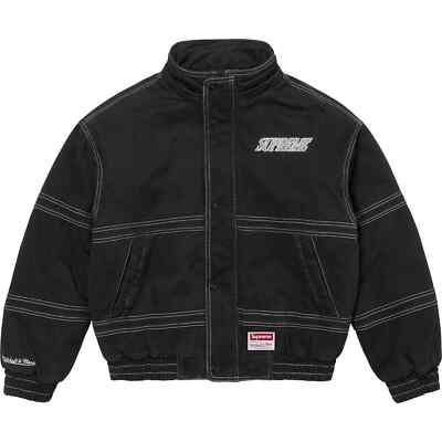 Supreme x Mitchell & Ness Twill Stadium Jacket 3colors FW24