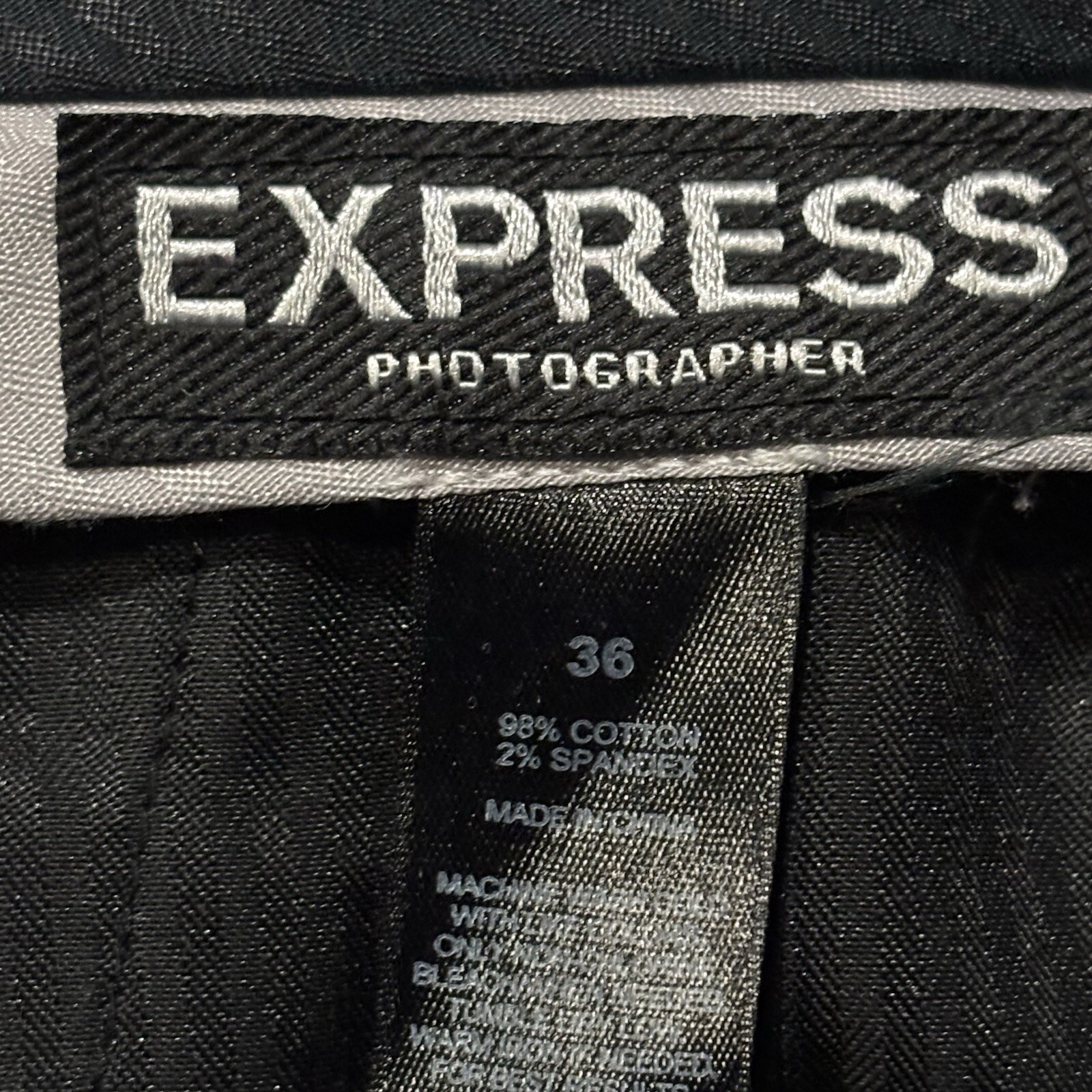 Express Prodcer Express Producer Mens Blue Flat Front Casual Pants Size 36 x 32 | eBay