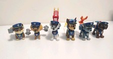 Paw Patrol Ultimate Police Rescue Pups With Packs Lot Of 6 set Ty37