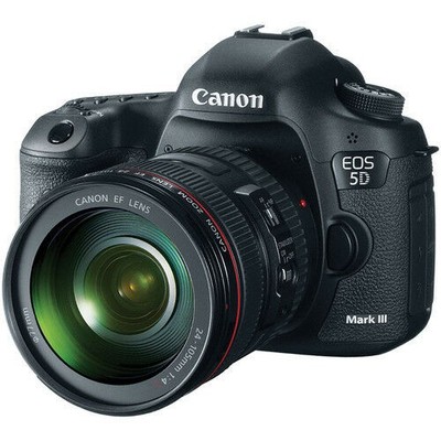 デジタルカメラ Canon EOS 5D mark III/CANON EF100-300mm Canon EOS 5D Mark III 22.3MP Digital SLR Camera - Black (with EF L
