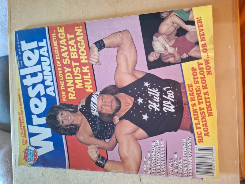 Wrestler Annual Winter 1986 Magazine Randy Savage Ms. Elizabeth Midnight Rockers