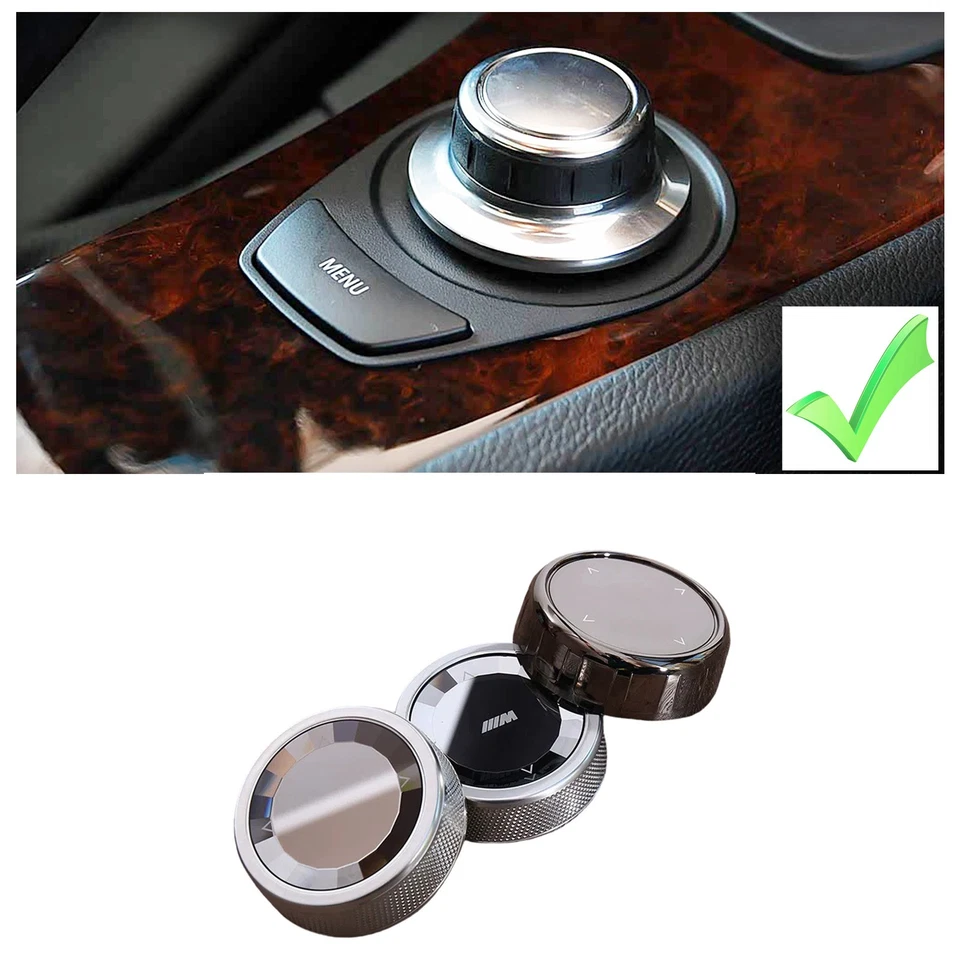 New CCC iDrive Controller Button Trim for BMW E90 E91 E92 E93 M3 3Series 2005-08 - Imagem 2 de 4