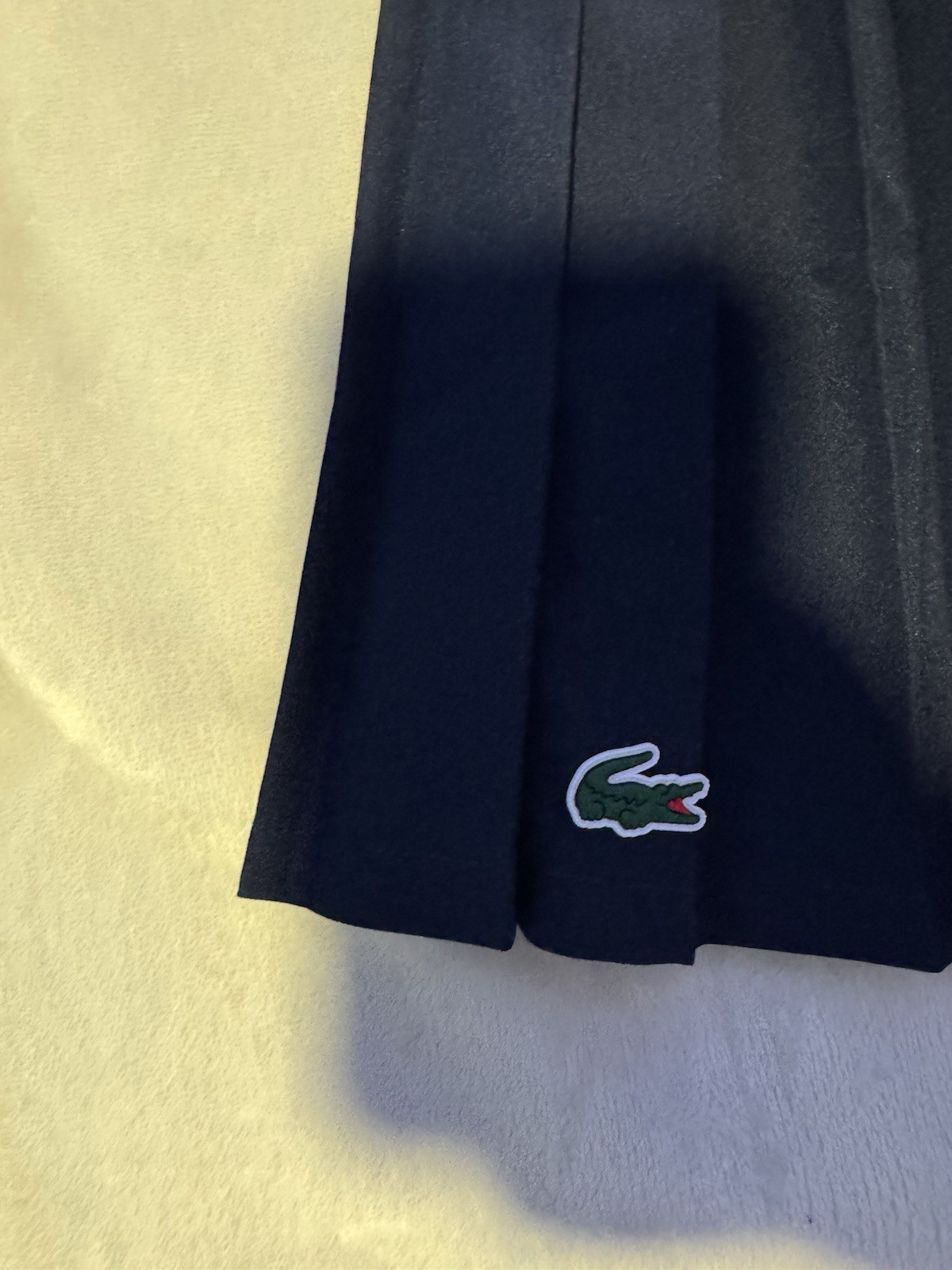 NWT Girls Lacoste Sport Navy Blue Size Medium Ruffled Athletic Skirt Size 10 / M thumbnail 3