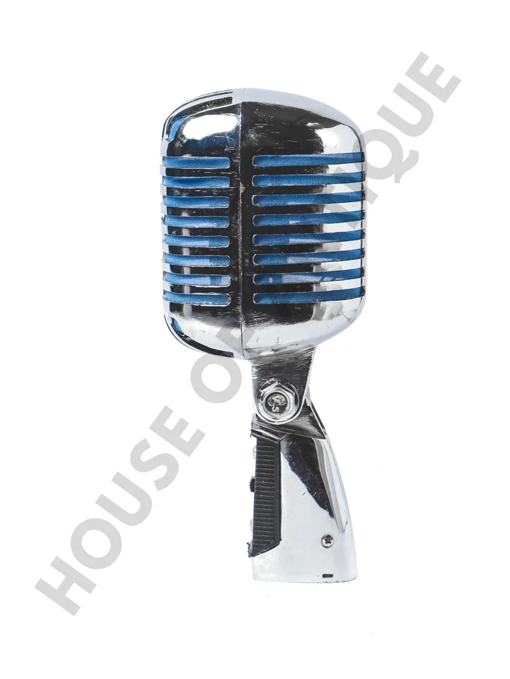 Collectible Dynamic Vintage Classic Grill Microphone Antique  Metal Working Mic. - Image 3 of 4