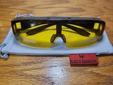 Polarized Sunglasses Fit Over Prescription Glasses for Men Women Flip Up Shield