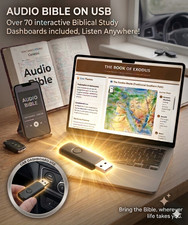Audio Bible (King James Version)  Digital Study Guide Tracker on USB flash drive