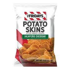 TGI Fridays Potato Snacks TGIF - 6 Bags Jalapeno Potato Skins