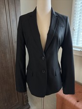 Banana Republic Blazer Black Size 4 Exc Cond