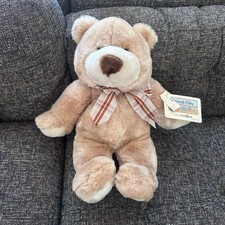 Toys R US Animal Alley 2000 Hughbert Golden Brown Teddy Bear 24" Plush HTF A1