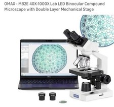 OMAX  M82E 40X-1000X Lab LED Binocular Compou...