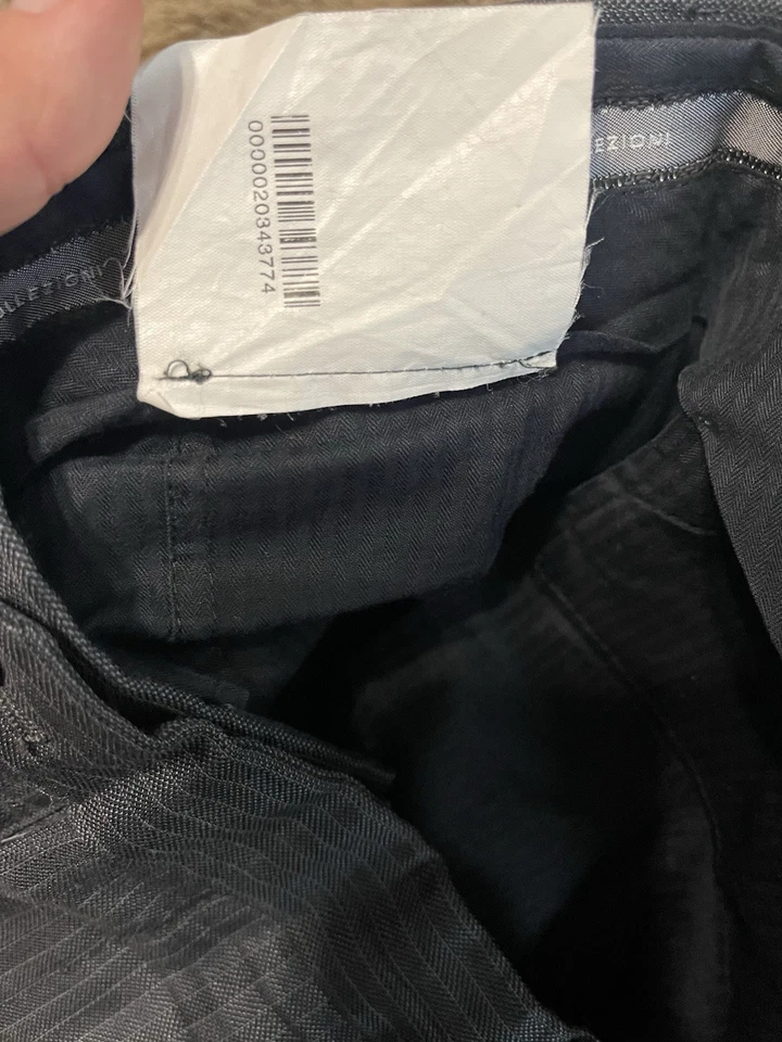 Pantalones ARMANI COLLEZIONI Hombre Estilo 2C28DA Talla EUR 42 EE. UU. 17 So 34 Hecho en Italia Foto 4 de 4