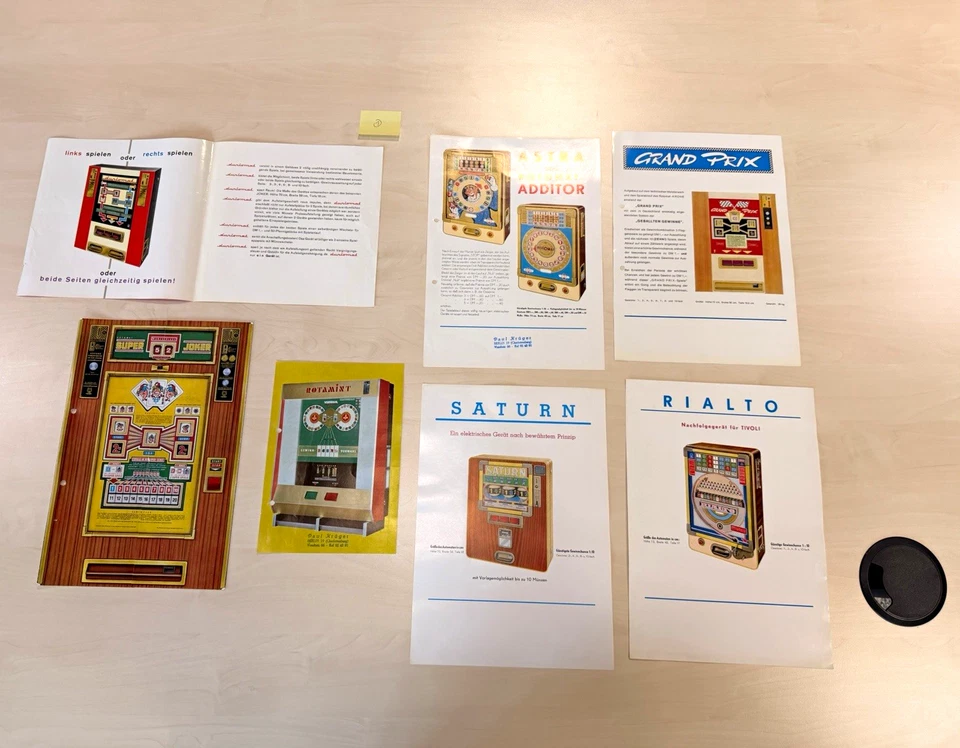 Anleitungen Geldspielautomaten Werbung Flyer Aufsteller Post - Bild 1 von 1