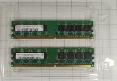 Hynix - HYMP564U64BP8-C4 AB-T 0624 - 512MB - 1Rx8 - Tested - Lot of 2