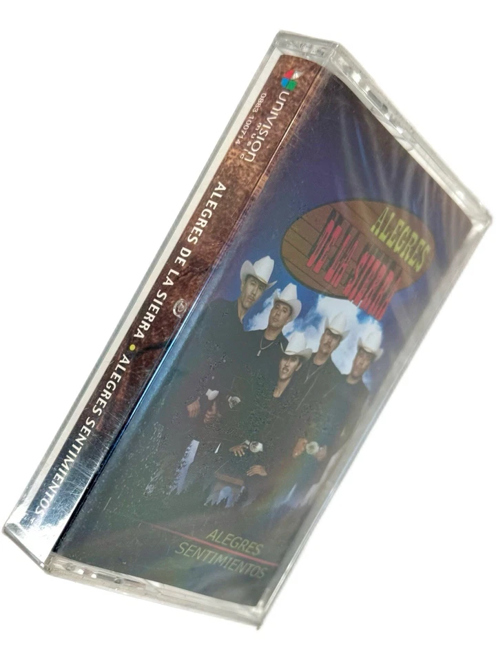 ALEGRES DE LA SIERRA Alegres Sentimientos Cassette Tape 2002 Univision Latin New Foto 3 de 4