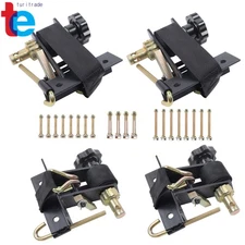 (4 Pack) 1.5" x 7.5' Ladder Rack Ratchet Tie-Down Straps 1.4 Inch Square Tube