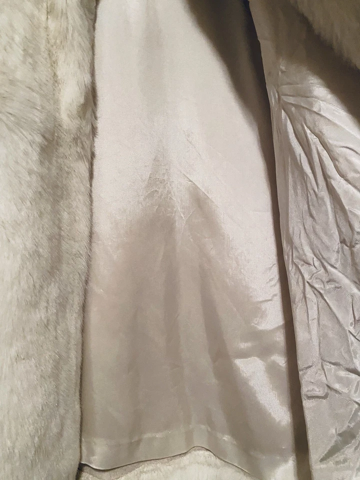 Cottontail оригиналы белый мех пальто размер 6 девочек - Изображение 4 из 4