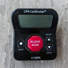 CPR V100K Call Blocker for Landline Phones - Preloaded Spam Protection