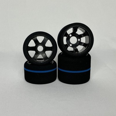 Ulti Tires 12FRB-JB - Ulti Blue Stripe Spec 1/12 Foam Tire, Full Set (4)