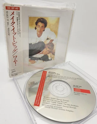 WHAM! Make It Big Japan 1ª Edición Raro Vintage CD 32 8P-60 con OBI Slimline ... - Imagen 1 de 4