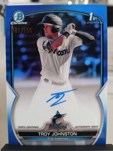 Troy Johnston 2023 Bowman Troy Johnston Blue