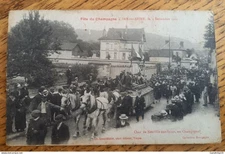 Bar sur Seine (Aube) - Fête du Champagne le 4 Septembre 1921 - Char de Neuville