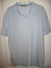 Member's Mark Stretch Cotton Polo Shirt Men's size Large Light Blue