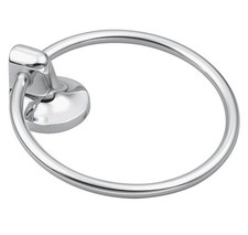 Moen 5886CH Aspen Towel Ring Polished Chrome Round Wall Mount Concealed Screw