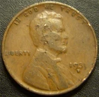 1931-D Lincoln Cent - Partial Ear and Some Details Show on the Stalks