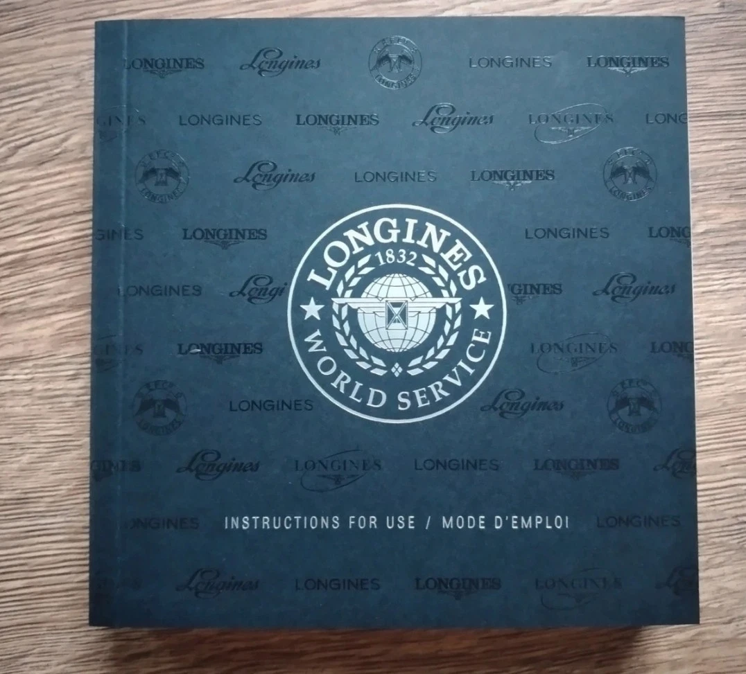 Longines _ Manual de instrucciones _ GRANDE Y ORIGINAL